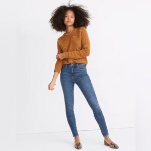 Madewell 10” High-rise Skinny Jeans in Wendover Wash